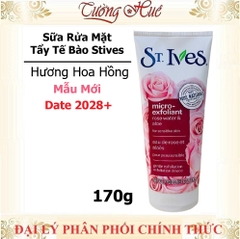 Sữa Rửa Mặt Tẩy Tế Bào Da Chết St.Ives Mỹ Nhiều Mùi Lựa Chọn - 170g