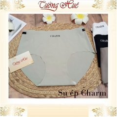 Quần Lót Nữ Su Ép Charm Lưng Cao Không Viền May Mềm Mịn Co Dãn