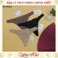 Quần Lót Nữ Bon Bon SV35169 Lưng Cao Lọt Khe Phối Ren.