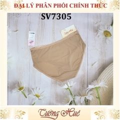 Quần Lót Nữ Bon Bon SV7305 Lưng Cao Trơn Vải Mềm Mịn Đính Hạt.