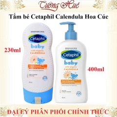 Tắm gội cho bé Cetaphil Calendula Hoa Cúc 230ml - 400ml