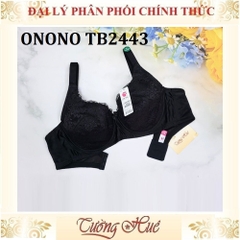 Áo Lót Nữ Thái Lan ONONO TB2443 Có Gọng Mút Mỏng Ren Lưng Lưới Bảng To