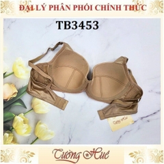 Áo Lót Nữ Thái Lan ONONO TB3453/ OB8453 Có Gọng Mút Mỏng Trơn Phối Ren 2 Móc Cài.