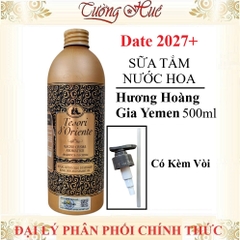 Sữa Tắm Nước Hoa Tesori d'Oriente Aromatic Bath Cream - 500ml (Có Lựa Mùi)