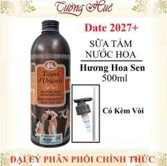 Sữa Tắm Nước Hoa Tesori d'Oriente Aromatic Bath Cream - 500ml (Có Lựa Mùi)