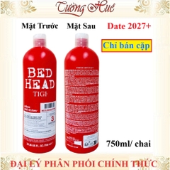 Cặp Dầu Gội Xả Tigi Bed Head Resurrection 750ml - Đỏ