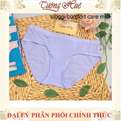 Quần Lót Nữ Triumph Sloggi Comfort care Midi Trơn Vải Cotton Hữu Cơ Mềm Mịn Lưng Vừa