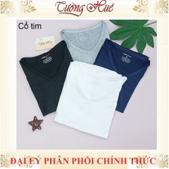 Áo lót nam Thái lan ICOOLMAN thun co giãn 2 chiều cổ tim tay ngắn form ôm body.