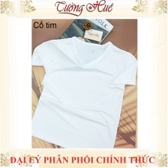 Áo lót nam Thái lan ICOOLMAN thun co giãn 2 chiều cổ tim tay ngắn form ôm body.