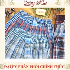 Quần Đùi Nam Mặc Nhà R'Mode RMB002 Họa Tiết Kẻ Sọc Ngẫu Nhiên