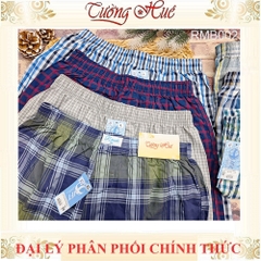 Quần Đùi Nam Mặc Nhà R'Mode RMB002 Họa Tiết Kẻ Sọc Ngẫu Nhiên