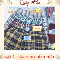 Quần Đùi Nam Mặc Nhà R'Mode RMB002 Họa Tiết Kẻ Sọc Ngẫu Nhiên