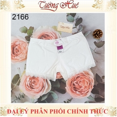 Quần Đùi Mặc Váy annie 2166 Ngắn Thun Lạnh Viền Phối Ren