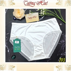 Quần lót nữ Ding Dang J93 lụa lạnh mát viền phối ren mềm