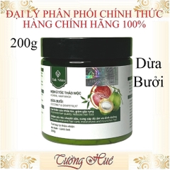 Kem Ủ Tóc Phục Hồi Bóng Mượt Tóc Tinh Nhiên Dừa Bưởi - 200g