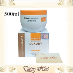 Kem Ủ Phục Hồi Tóc Cao Cấp Olexrs+ HairSalon Luxury Argan Oil Pearl Essence Repair Mask - 500ml