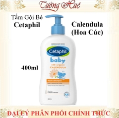 Tắm gội cho bé Cetaphil Calendula Hoa Cúc 230ml - 400ml