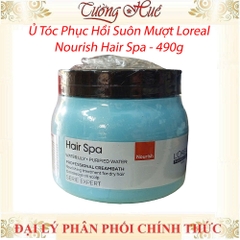Ủ Tóc Phục Hồi Suôn Mượt Loreal Hair Spa - 490g - Xanh