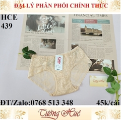 Quần lót nữ Cosy HCE 439 ren thêu hoa lưng cao.