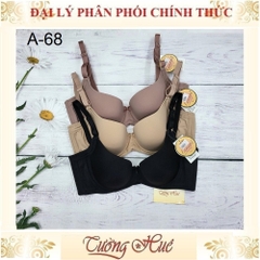 Áo lót nữ Lamagie  A68 Có Gọng Trơn Lưng Bảng To Mút Mỏng 1cm