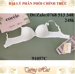 Áo lót nữ Marguerite-Paris 91057C trơn không gọng lưng chữ U.