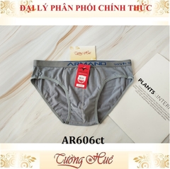 Quần lót nam Armand AR606ct cotton trơn, lưng bảng to.