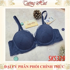Áo lót nữ ren Darlin SKS329 cài trước mút đệm dày vừa nâng ngực