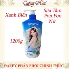 Sữa Tắm Nữ Pon Pon Đài Loan Nhiều Mùi - 1200g