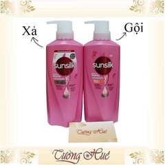 Dầu Gội và Dầu Xả Sunsilk Thái Smooth & Manageable - Hồng