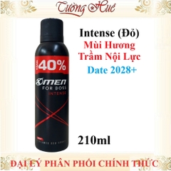 Xịt Khử Mùi Nam X-Men For Boss - 210ml (Nhiều Mùi Lựa Chọn)