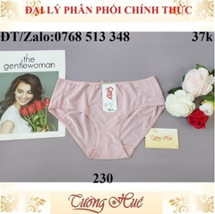 Quần lót nữ Cosy HCE 230 trơn lưng cao.