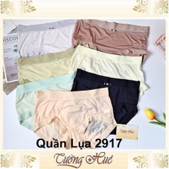 Quần Lót Nữ 2917 Lụa Trơn Lưng Cao.