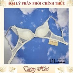 Áo lót nữ Darlin Có Gọng Ren Phối Lưới Mút Mỏng Đệm Tháo Rời DL222.