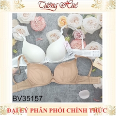 Áo lót nữ Bon Bon BV35157 Có Gọng Trơn Mút Vừa 1.5cm 2 Nức Cài.