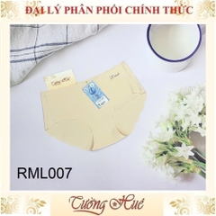 Quần Lót Nữ R'MODE Su Đúc Trơn Gợn Sóng Viền Lưng Vừa RML007.