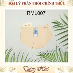 Quần Lót Nữ R'MODE Su Đúc Trơn Gợn Sóng Viền Lưng Vừa RML007.
