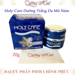 Kem Holy Care Dưỡng Trắng Da Mờ Nám Săn Chắc Da - 20g - Xanh dương