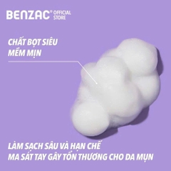 Bọt Rửa Mặt Benzac Sạch Bã Nhờn Dưỡng Ẩm Dịu Da – 130ml