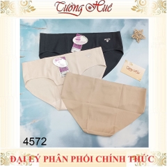 Quần lót nữ annie QE4572 Su Đúc Trơn Lưng Vừa Không Đường May.