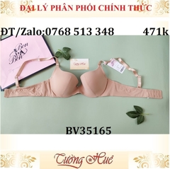 Áo lót nữ Bon Bon BV35165 áo ngực trơn dạng Tshirt mút mỏng.