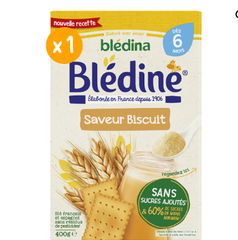 S9037 - (6m+) Bột lắc sữa Bledine Pháp (ngũ cốc/bích quy/bánh mì/mật ong)