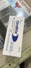 ORALTRIX 0,1% 5G. TRIAMCINOLON 0,1%. THUỐC MỠ BÔI MIỆNG. GIẢM TINHG TRẠNG VIÊM NƯỚU, VIÊM KHOANG MIỆNG...