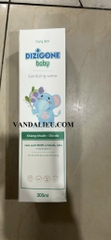 DUNG DỊCH KHÁNG KHUẨN DỊU DA - LÀM SẠCH 99,9%VI KHUẨN , NẤM  TRONG 30 GIÂY -DIZIGONE BABY SANITIZING WATE 300ML