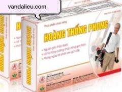 HOÀNG THỐNG PHONG. GIẢM CÁC TRIỆU CHỨNG ĐAU DO GOUT.