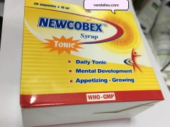 NEWCOBEX  ( HỘP 20 ỐNG* 10ML) THỂ CHẤT SUY YẾU, KÉM ĂN, MỆT MỎI, TRẺ ĐANG PHÁT TRIỂN...