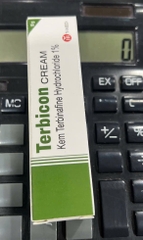 TERBICON CREAM 10G. TERBINAFINE 1%. THUỐC BÔI ĐIỀU TRỊ NẤM TRÊN DA, NẤM CHÂN, NẤM ĐÙI, NẤM CANDIDA, LANG BEN....