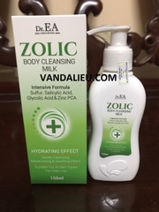 DR.EA ZOLIC BODY CLEANSING MILK 150ML. SỮA TẮM Y KHOA