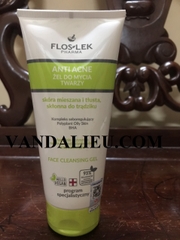 FLOSLEK ANTIBACTEFIAL FACE CLEASING GEL 200ML. SỮA RỬA MẶT DIỆT KHUẨN.
