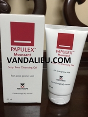 PAPULEX MOUSSANT SOAP FREE CLEANSING GEL 150ML. SỮA RỬA MẶT LÀM SẠCH MỤN