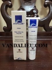 ATOPICLAIR CREAM 40ML. KEM GIÚP LÀM GIẢM CẢM GIÁC NGỨA, RÁT VÀ ĐAU DO MỘT SỐ VẤN ĐỀ VỀ DA LIỄU NHƯ VIÊM DA CƠ ĐỊA, VIÊM DA TIẾP XÚC, HỖ TRỢ LÀM GIẢM KHÔ RÁP DA DUY TRÌ ĐỘ ẨM , PHỤC HỒI DA.